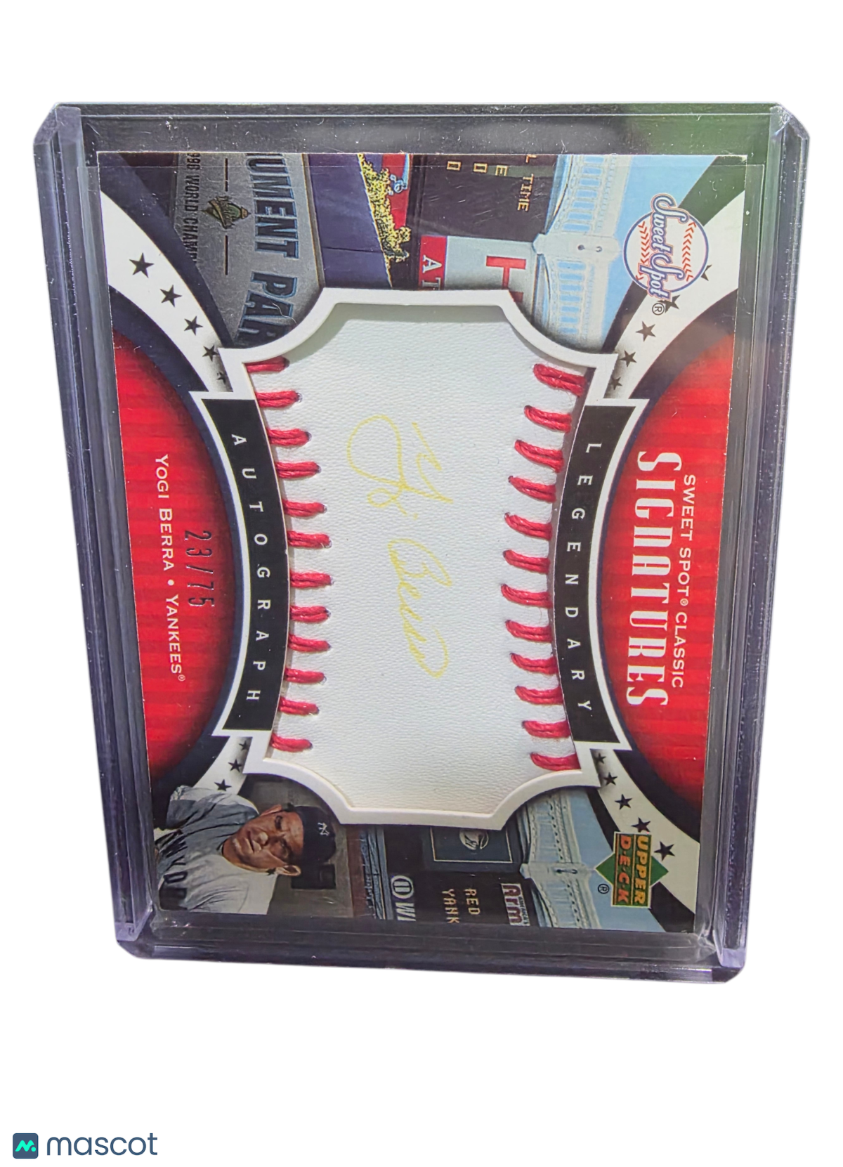 2007 Upper Deck Sweet Spot Classic Signatures Yogi Berra #SPS-YB 23/75