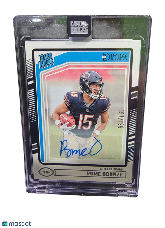 2024 Panini Donruss Rated Rookie Rome Odunze #309 157/199