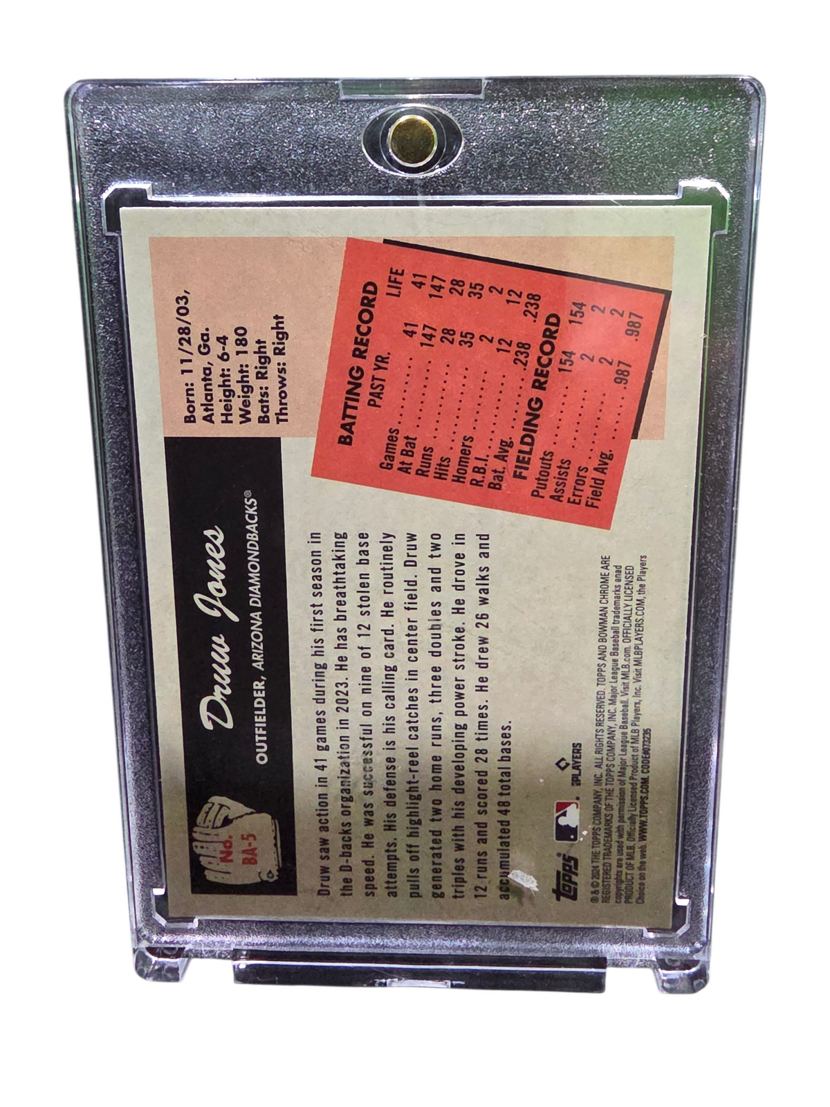 2023 Topps Druw Jones