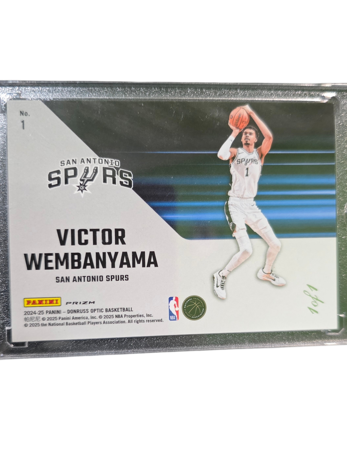 2025 Panini Donruss Optic 1/1 gold Phazes Victor Wembanyama #1