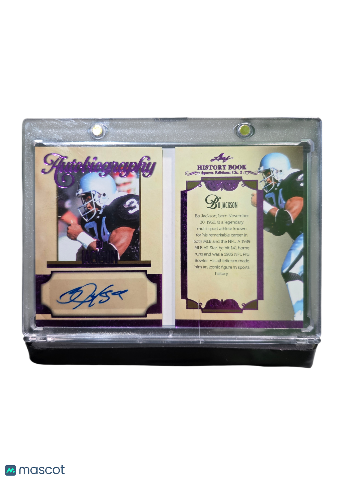 2025 Leaf History Book Sports Edition Vol. 2 Bo Jackson #A-BJ 02/10