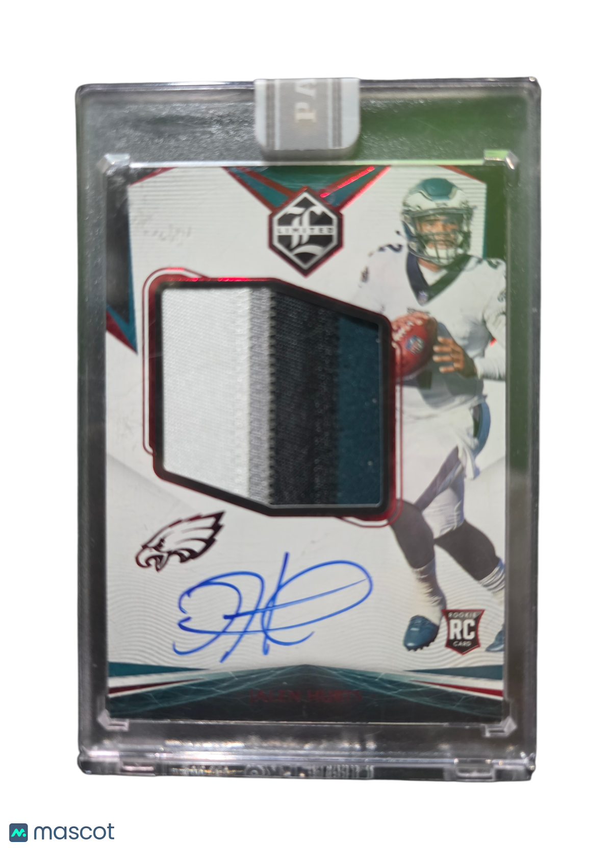 2020 Panini Limited Jalen Hurts #156 RC Patch 1/1