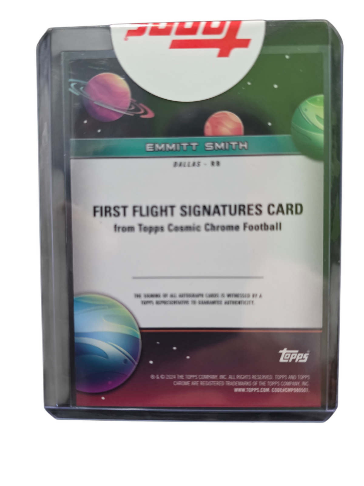 2023 Topps Cosmic Chrome Football Emmitt Smith 06/10