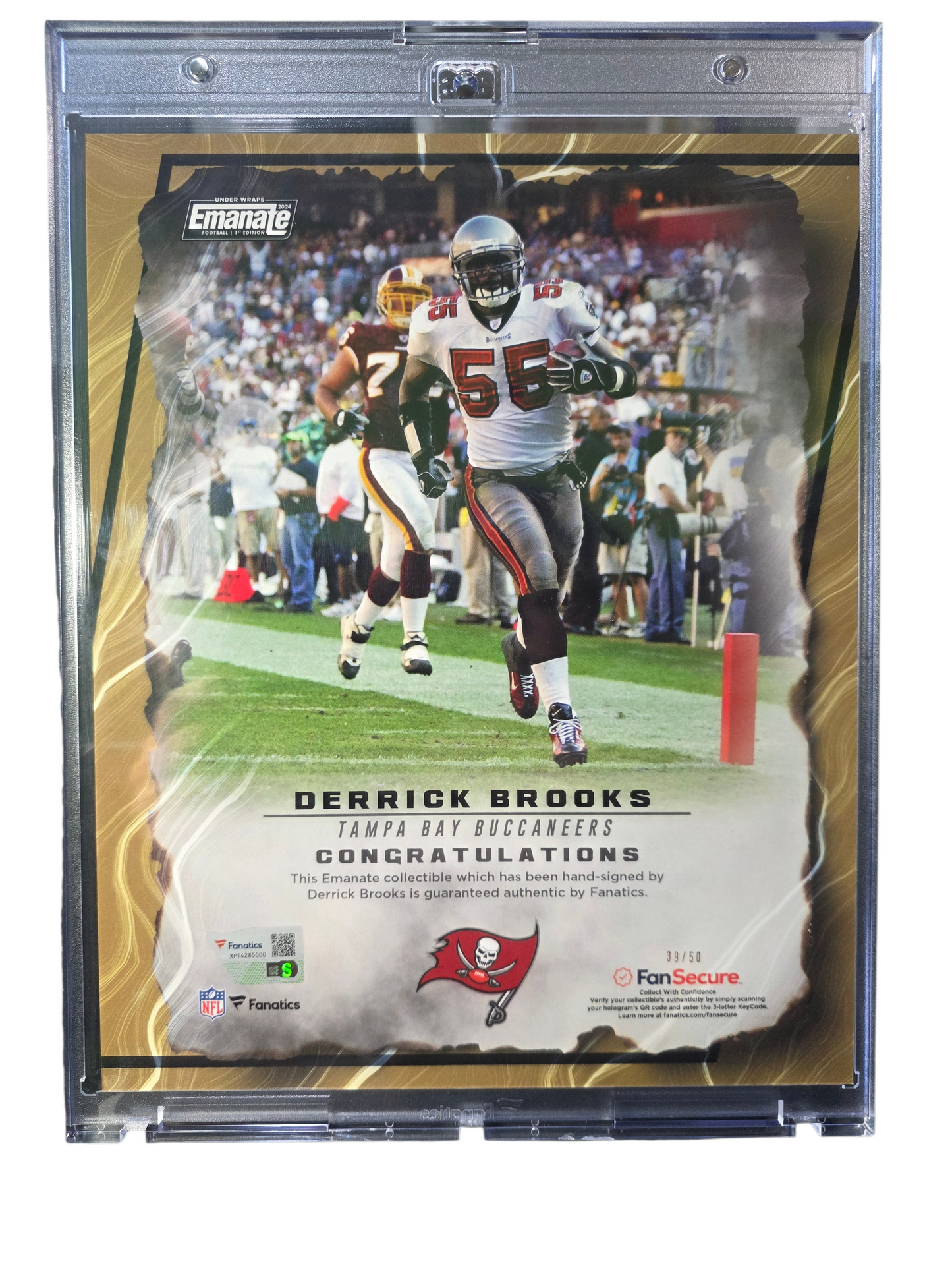 2024 Fanatics Emanate Derrick Brooks 39/50