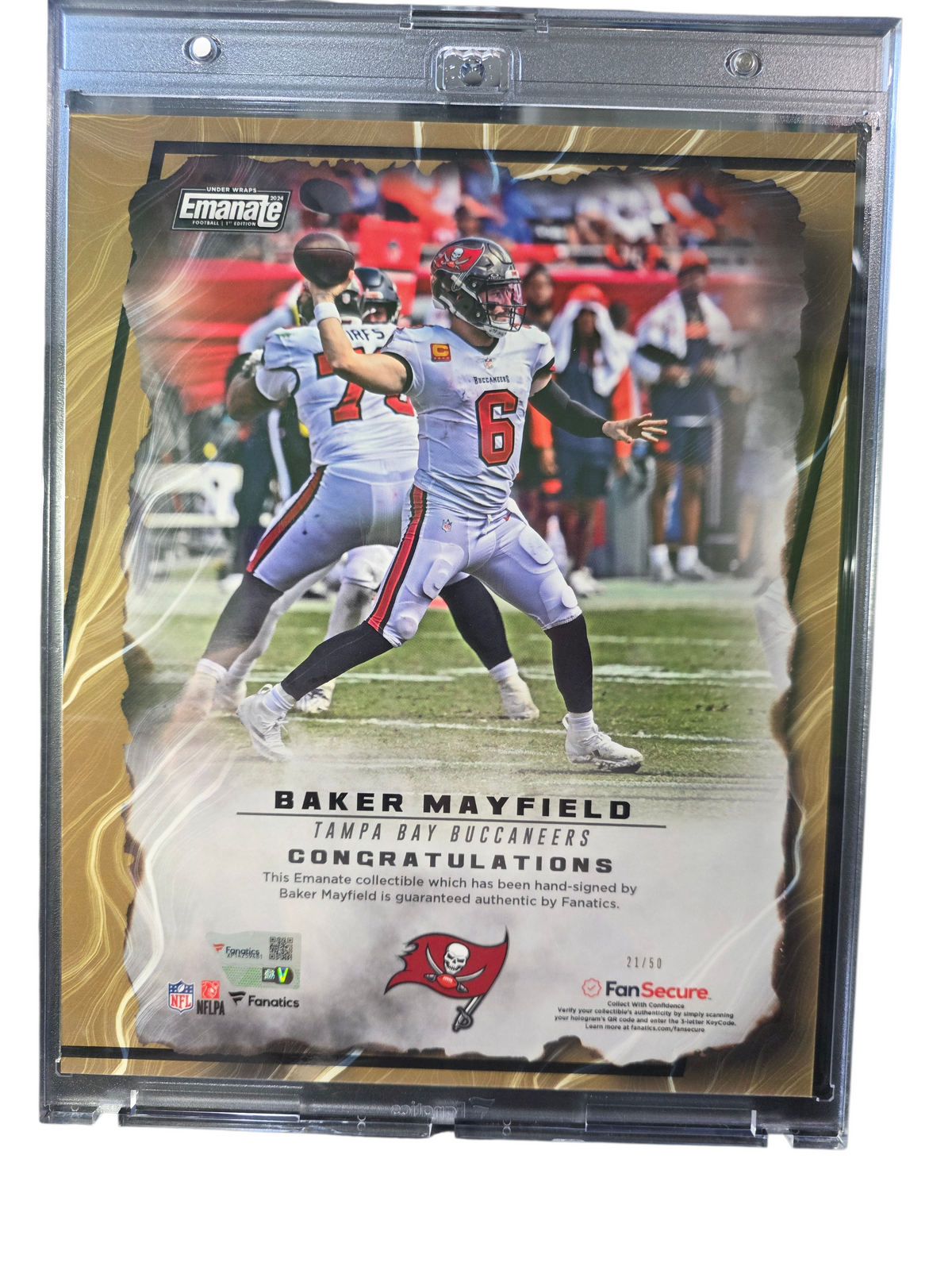 2024 Fanatics Emanate Baker Mayfield 21/50