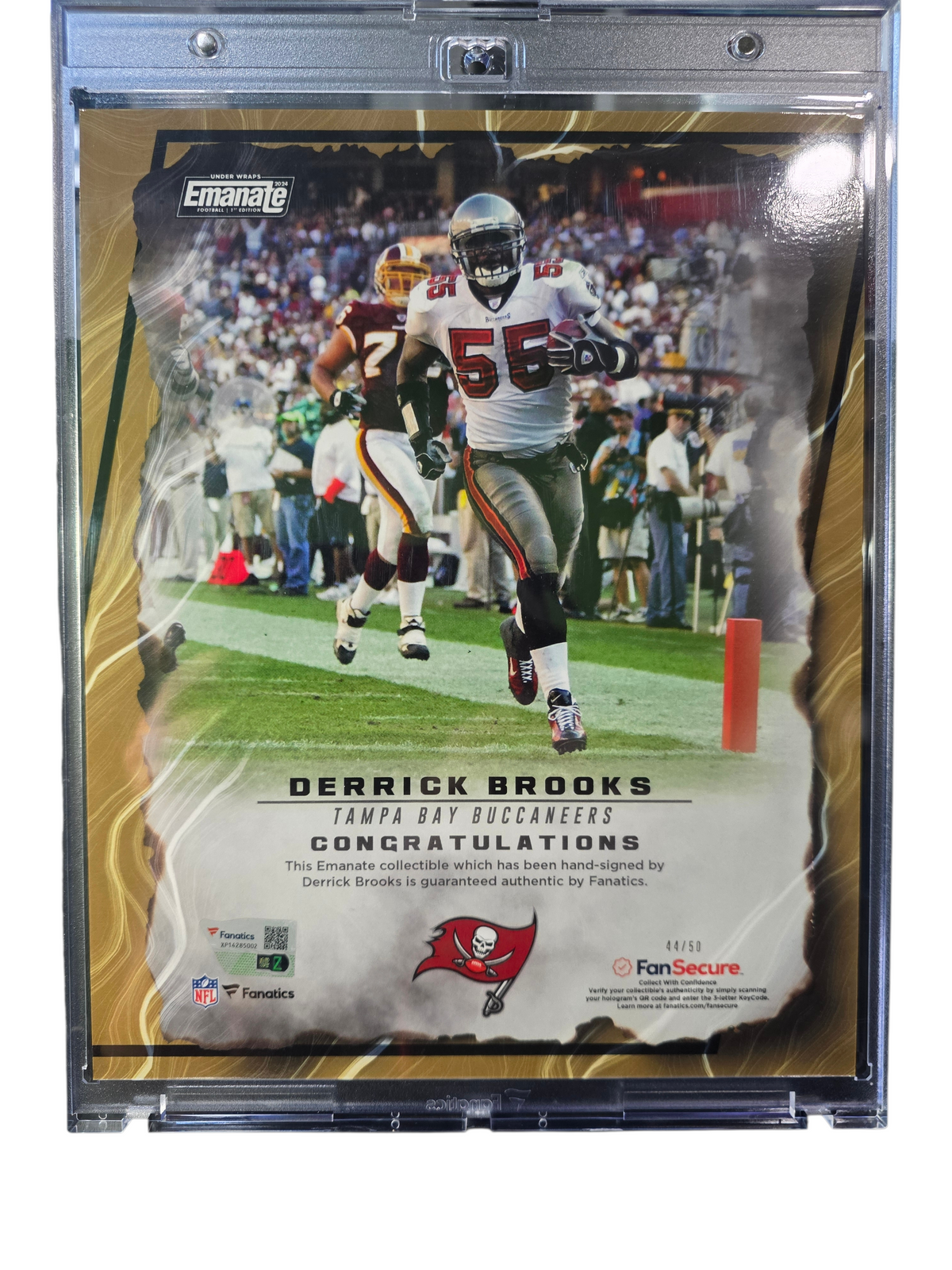 2024 Fanatics Emanate Derrick Brooks 44/50