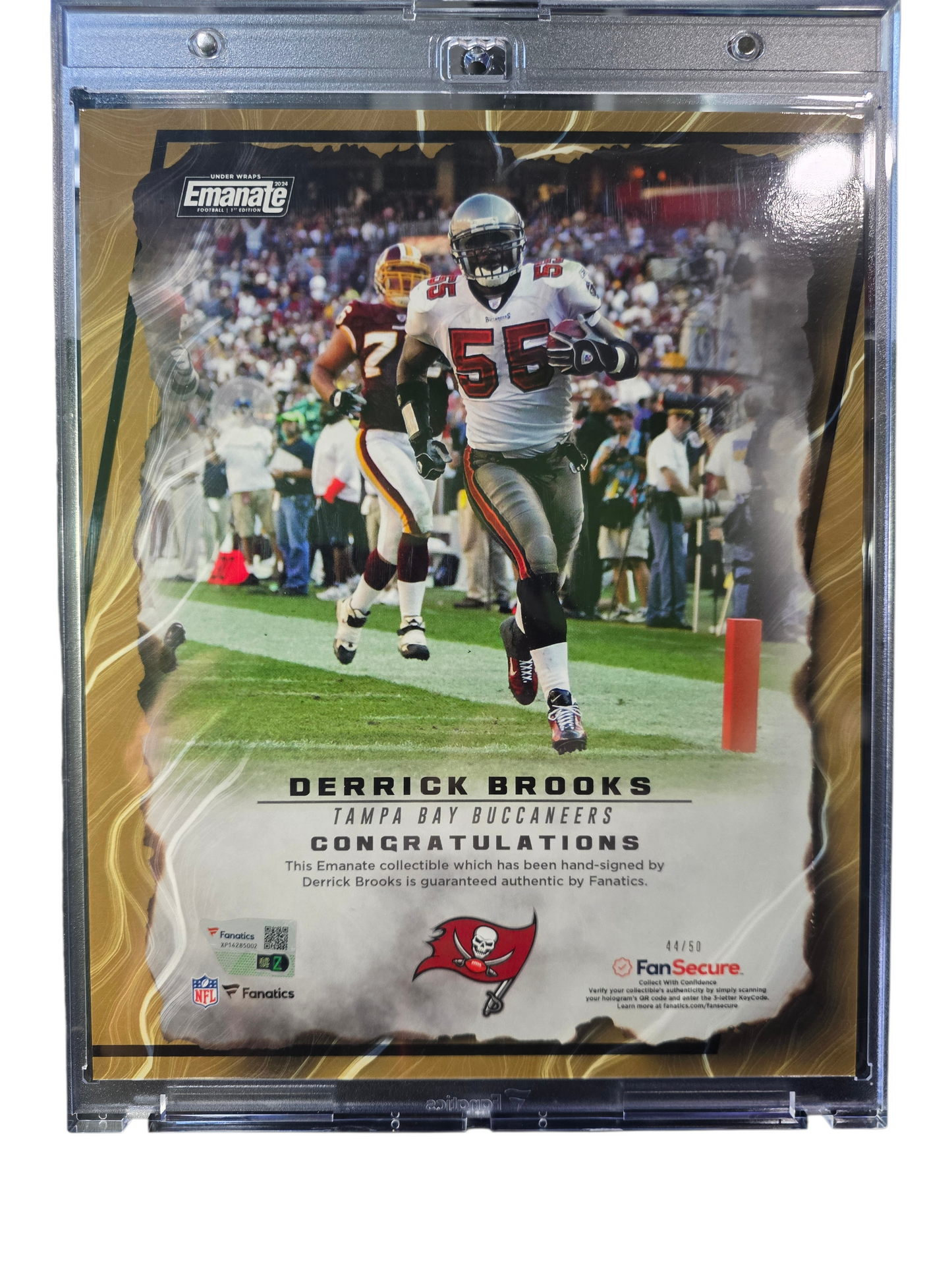 2024 Fanatics Emanate Derrick Brooks 44/50