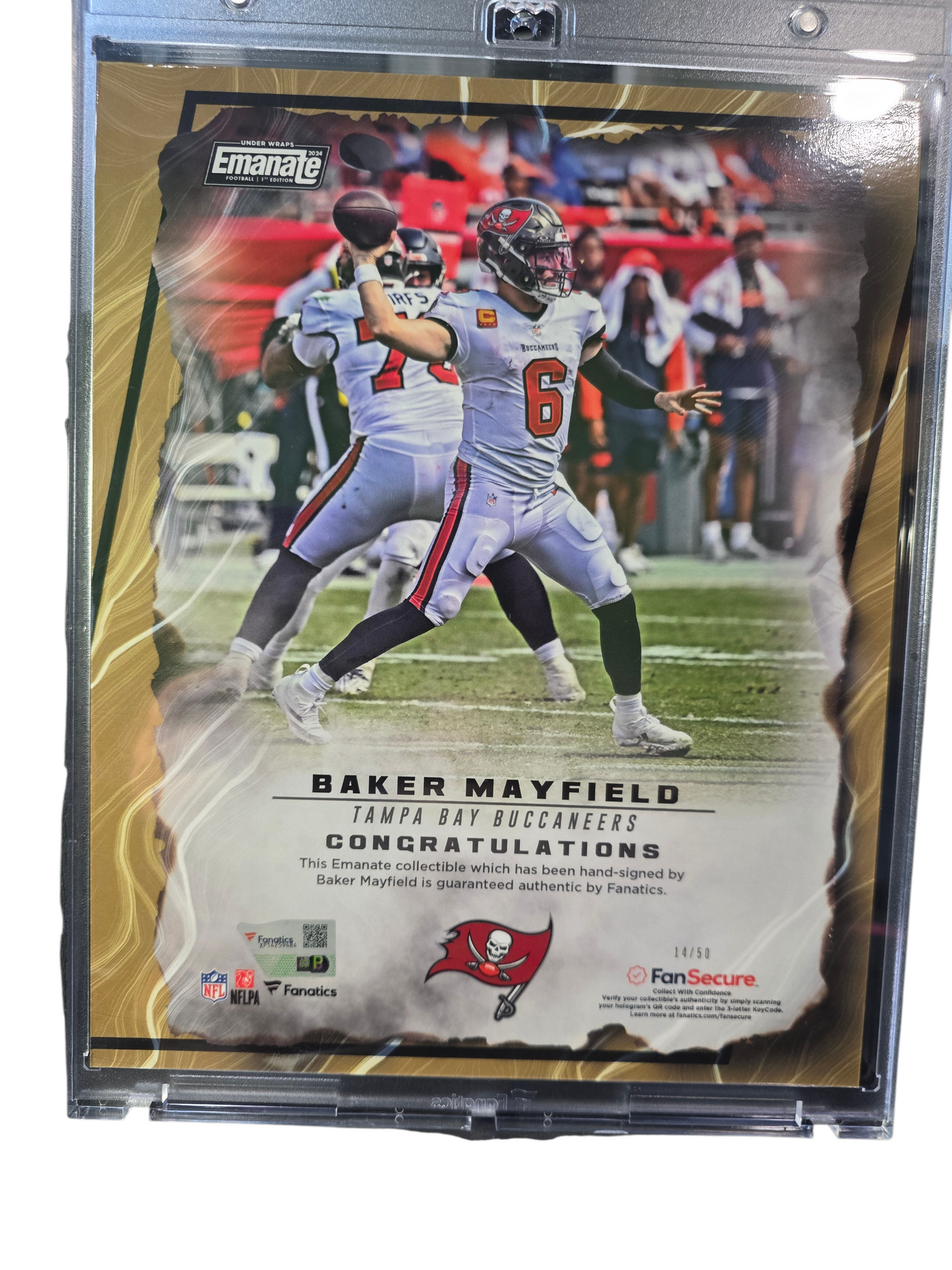 2024 Fanatics Emanate Baker Mayfield 14/50