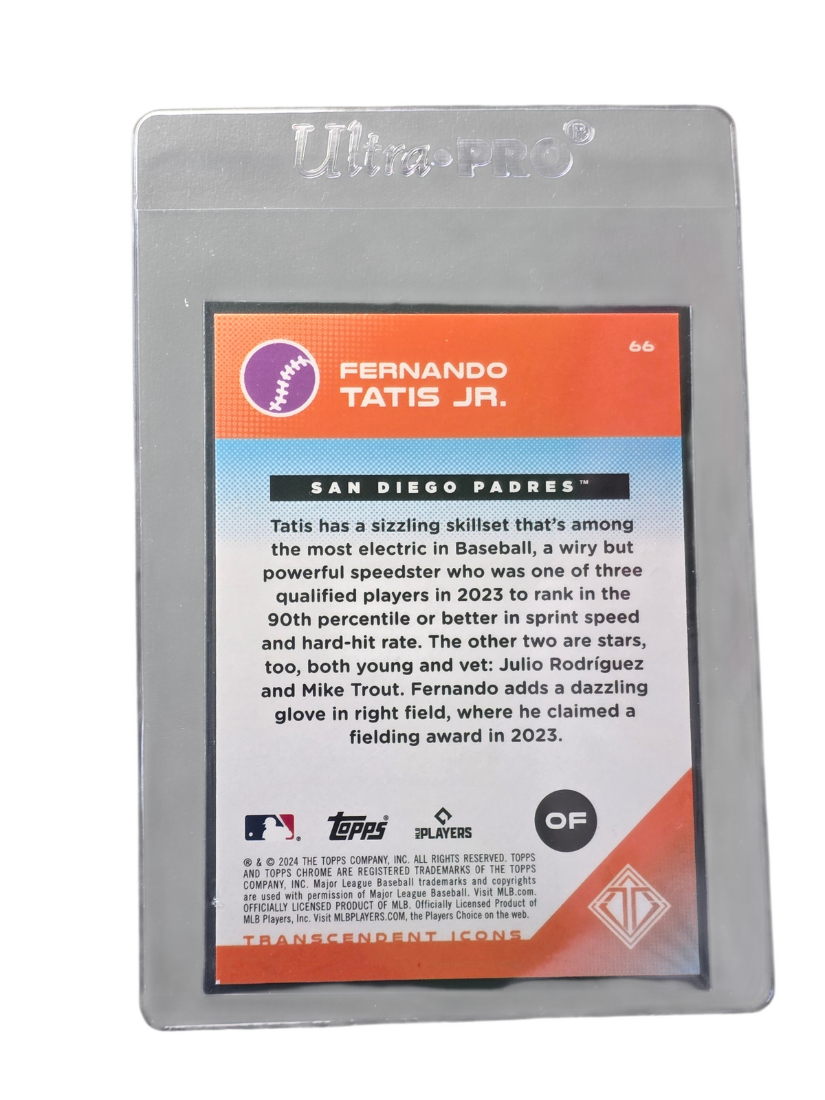 2024 Topps Transcendent Icons Fernando Tatis Jr. #66 05/25