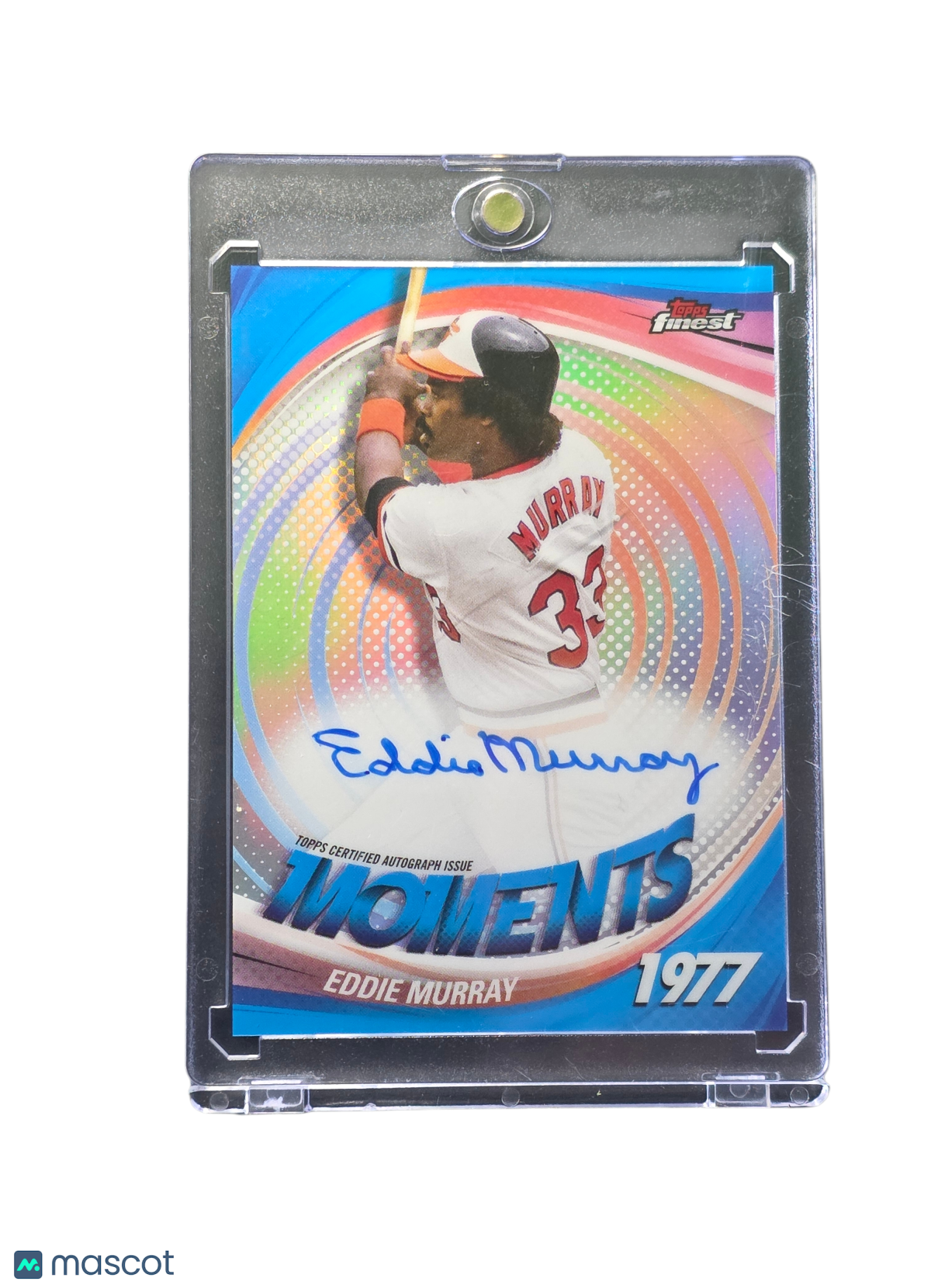 2025 Topps Finest Moments Autographs Eddie Murray #FMA-EM