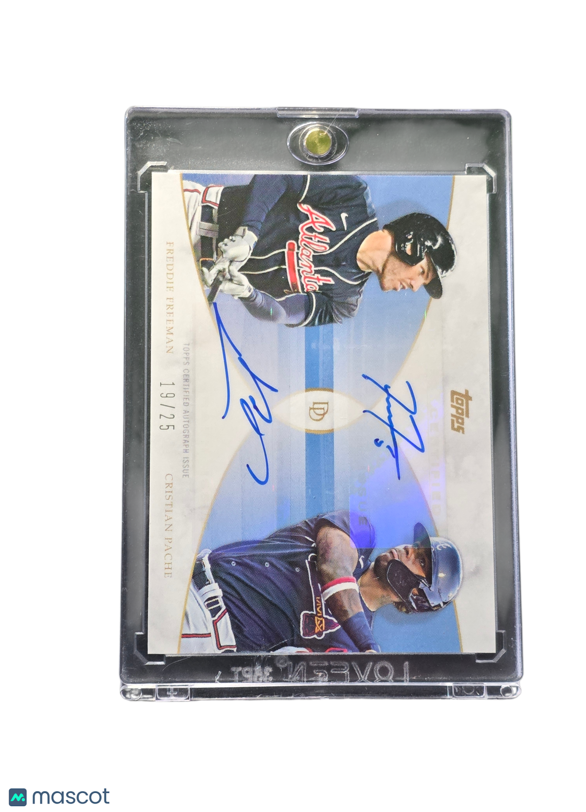 2021 Topps Definitive Collection Duals Cristian Pache Freddie Freeman 19 / 25