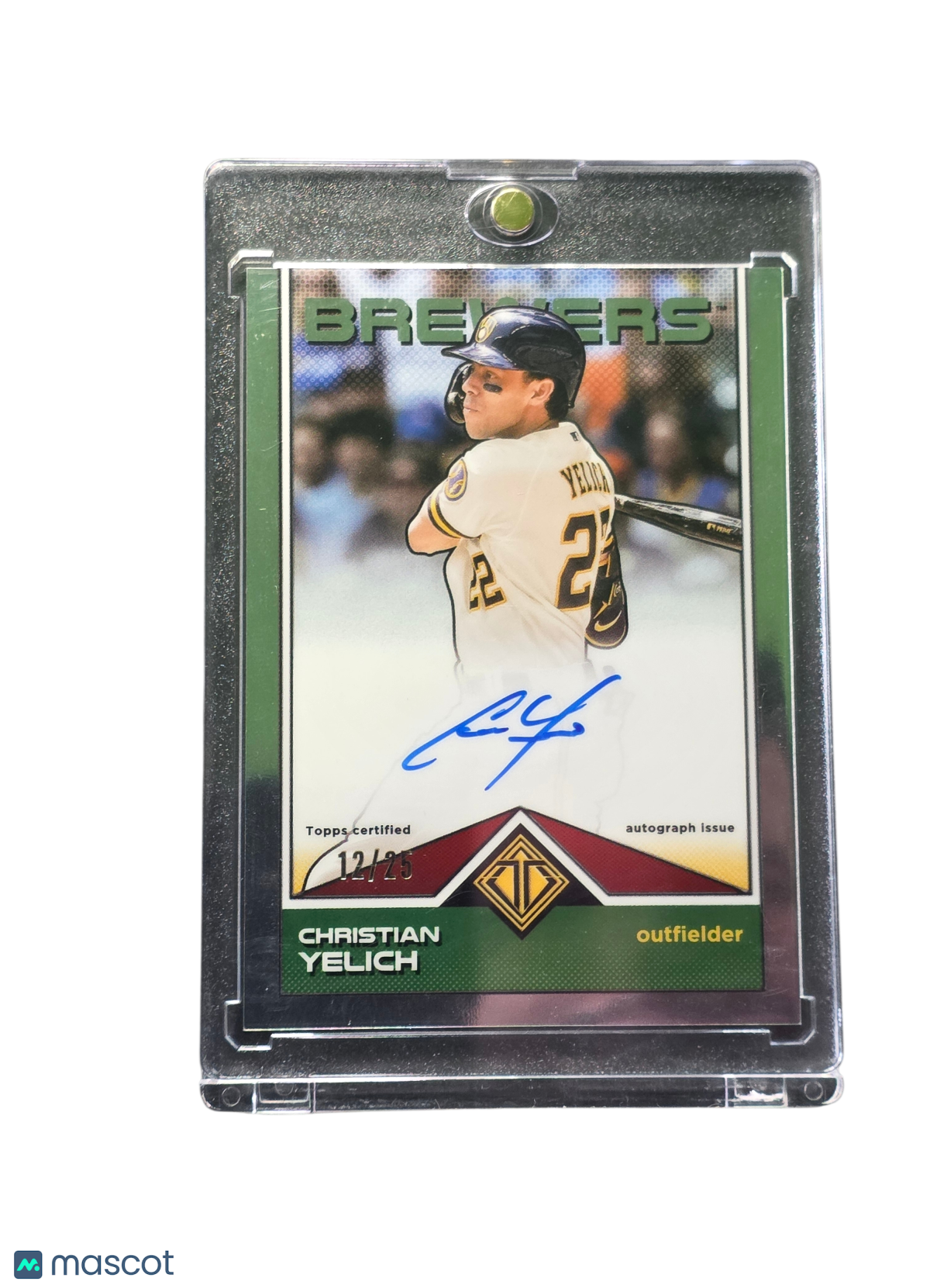 2024 Topps Transcendent Transcendent Icons Christian Yelich #TCBA-CY 12/25