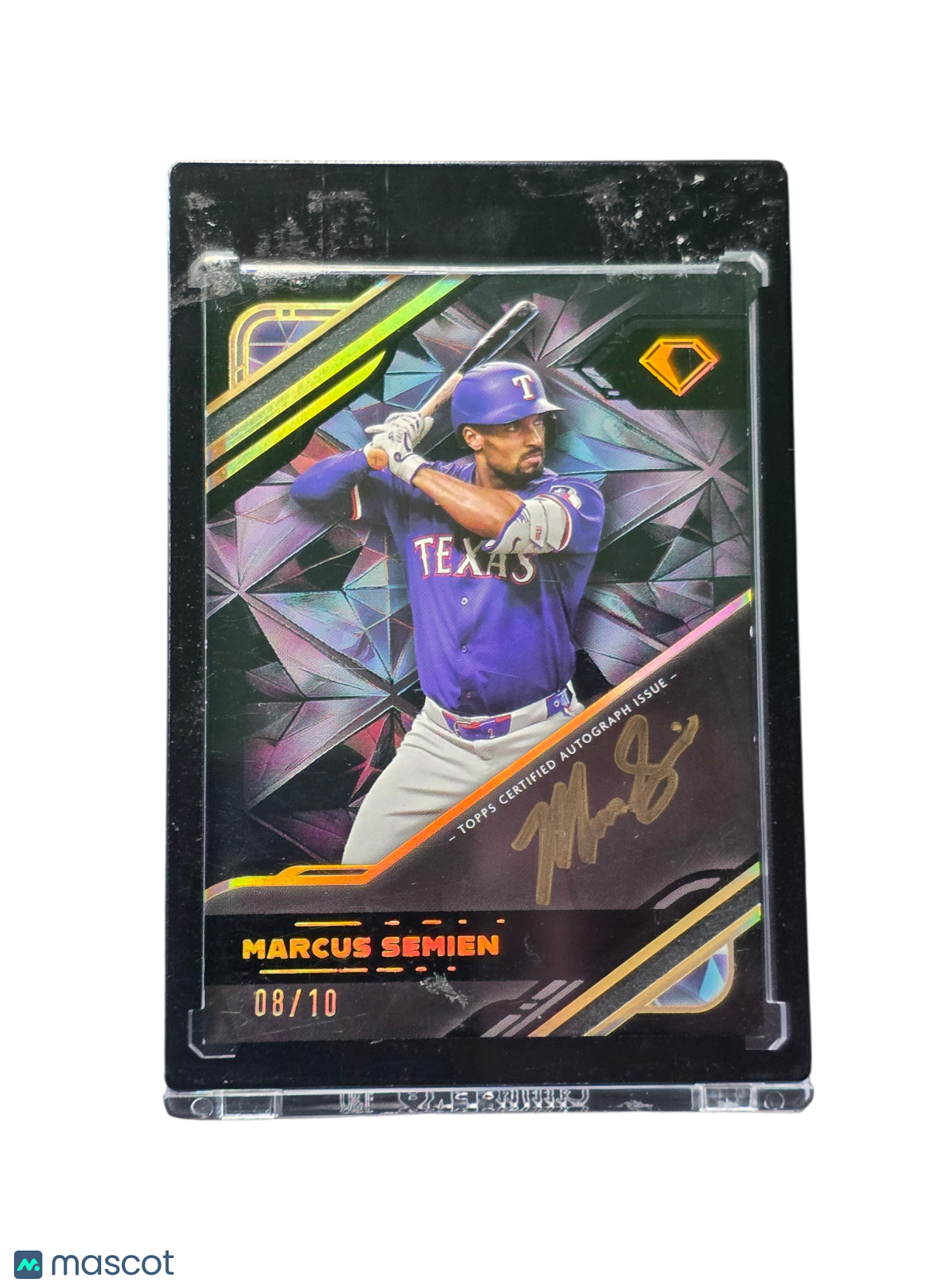 2025 Topps Diamond Icons Marcus Semien #BPA-MS Black Polychromatink 08/10