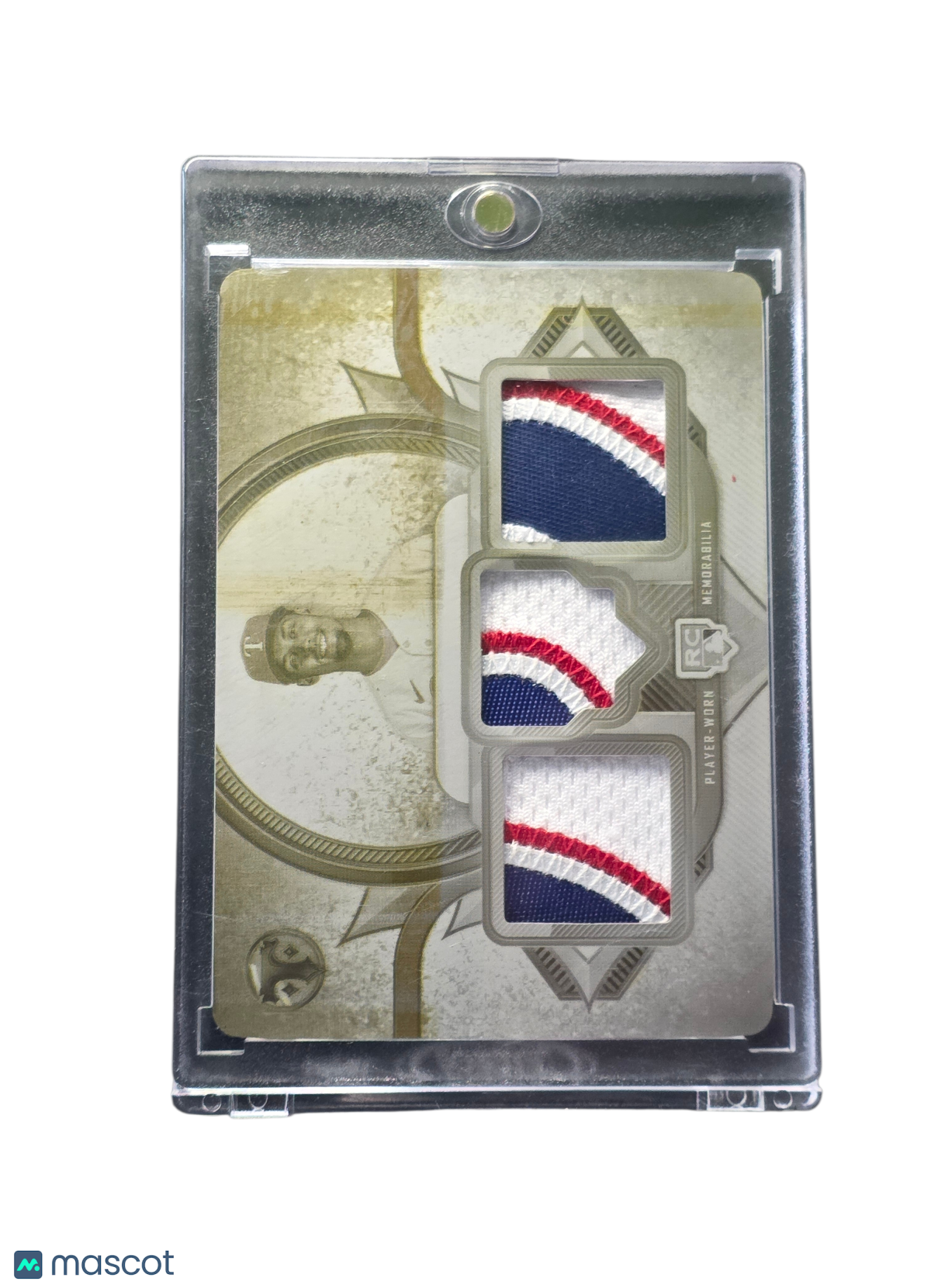 2024 Topps Triple Threads Baseball Evan Carter #RTR-EC 1 / 1 RC Patch