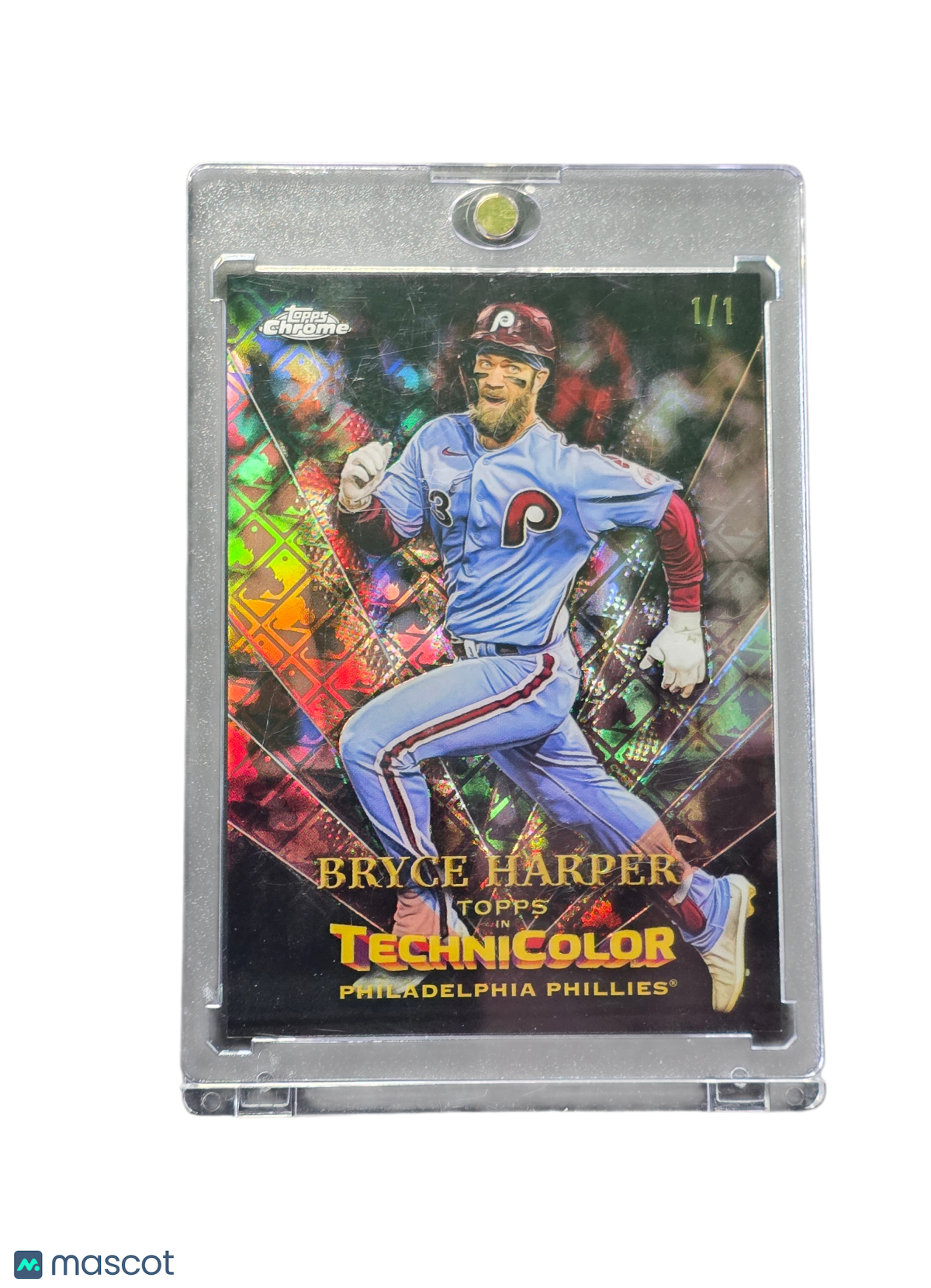 2022 Topps Chrome Technicolor Bryce Harper #TT-24 1/1