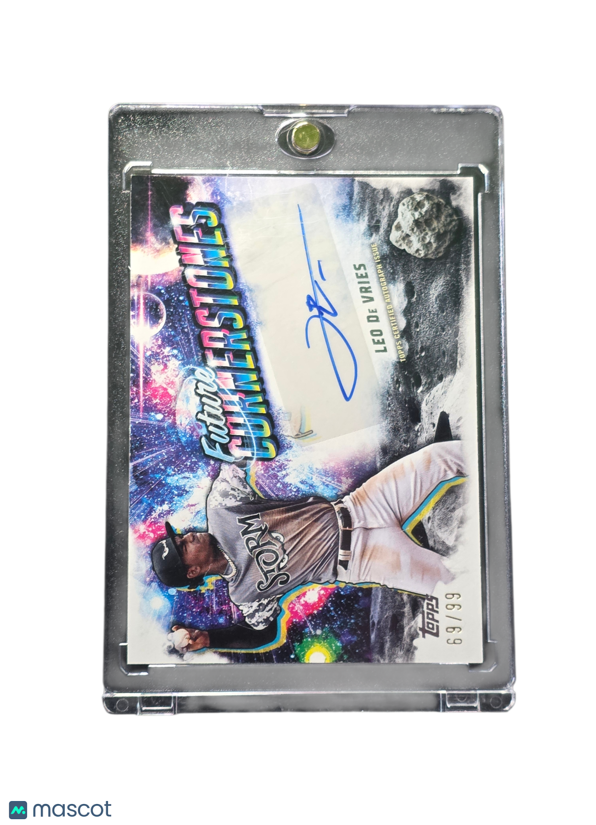 2025 Topps Pro Debut Future Cornerstones Autographs Leodalis De Vries 69/99