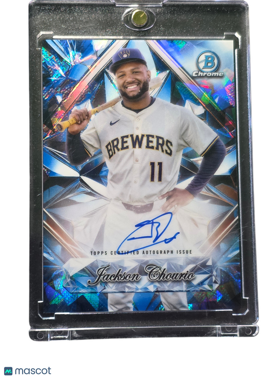 2025 Topps Bowman Sapphire Selections Autographs Jackson Chourio #SSA-JC