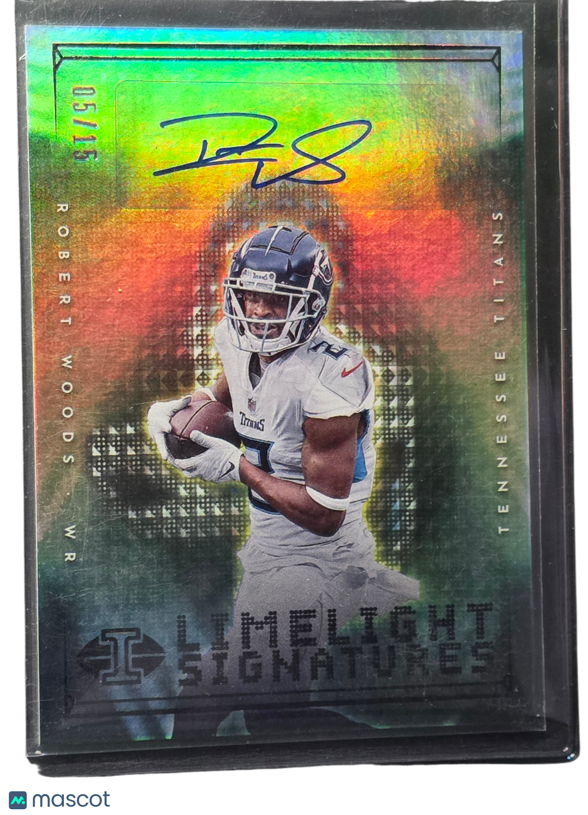 2022 Panini Illusions Limelight Signatures Robert Woods #LS-RW 05/15