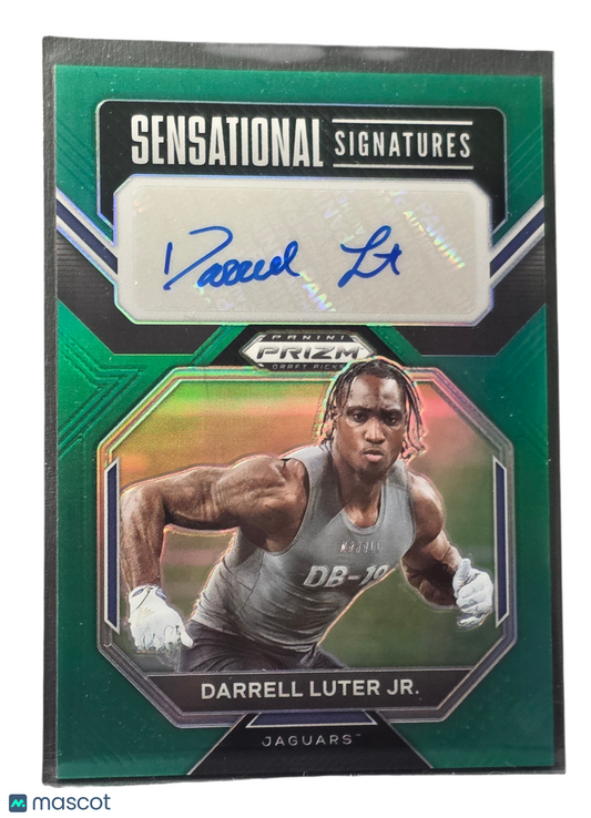 2023 Panini Prizm Draft Picks Sensational Signatures Darrell Luter Jr. #SS-DLU