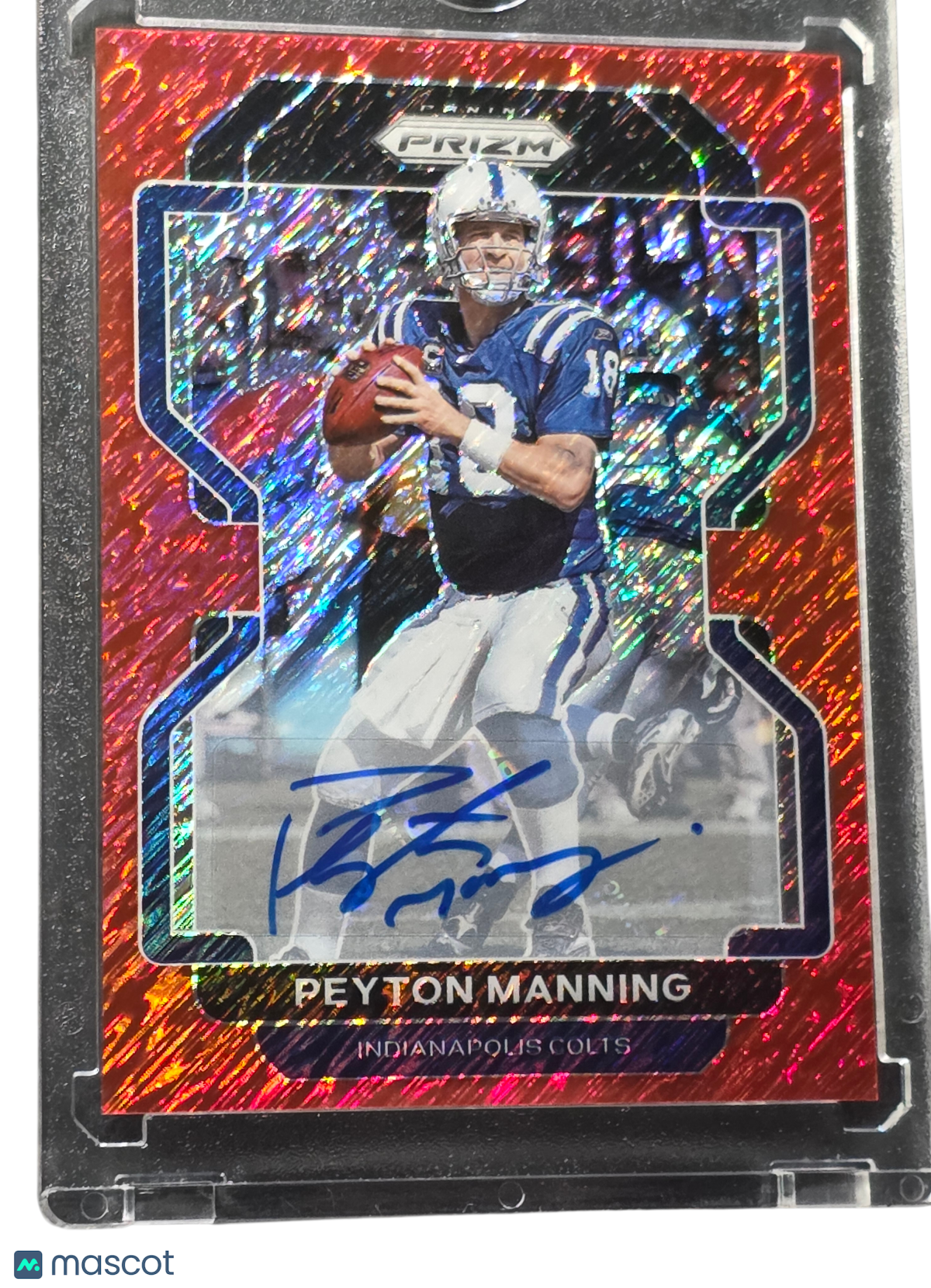 2021 Panini Prizm Football Peyton Manning #30 Red Shimmer 02/10