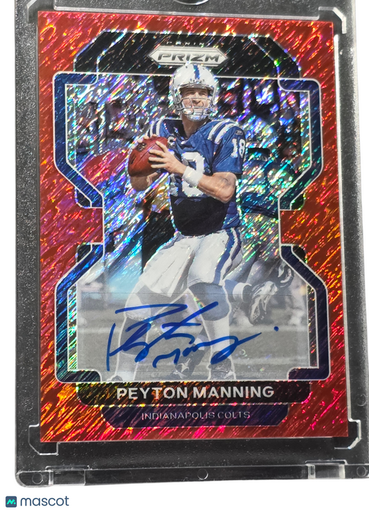 2021 Panini Prizm Football Peyton Manning #30 Red Shimmer 02/10