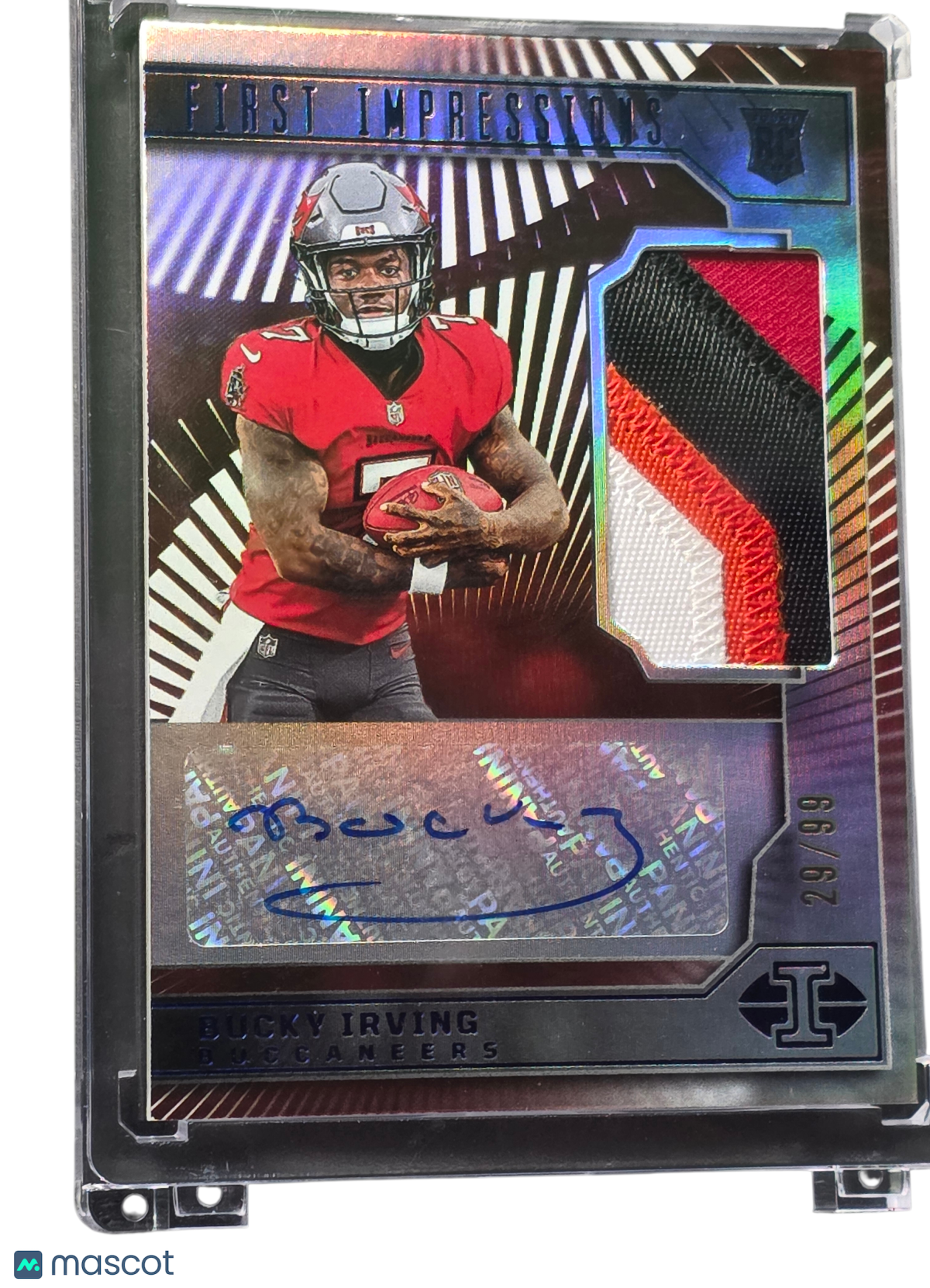2024 Panini Illusions Football Bucky Irving #133 Autograph 29/99 Patch