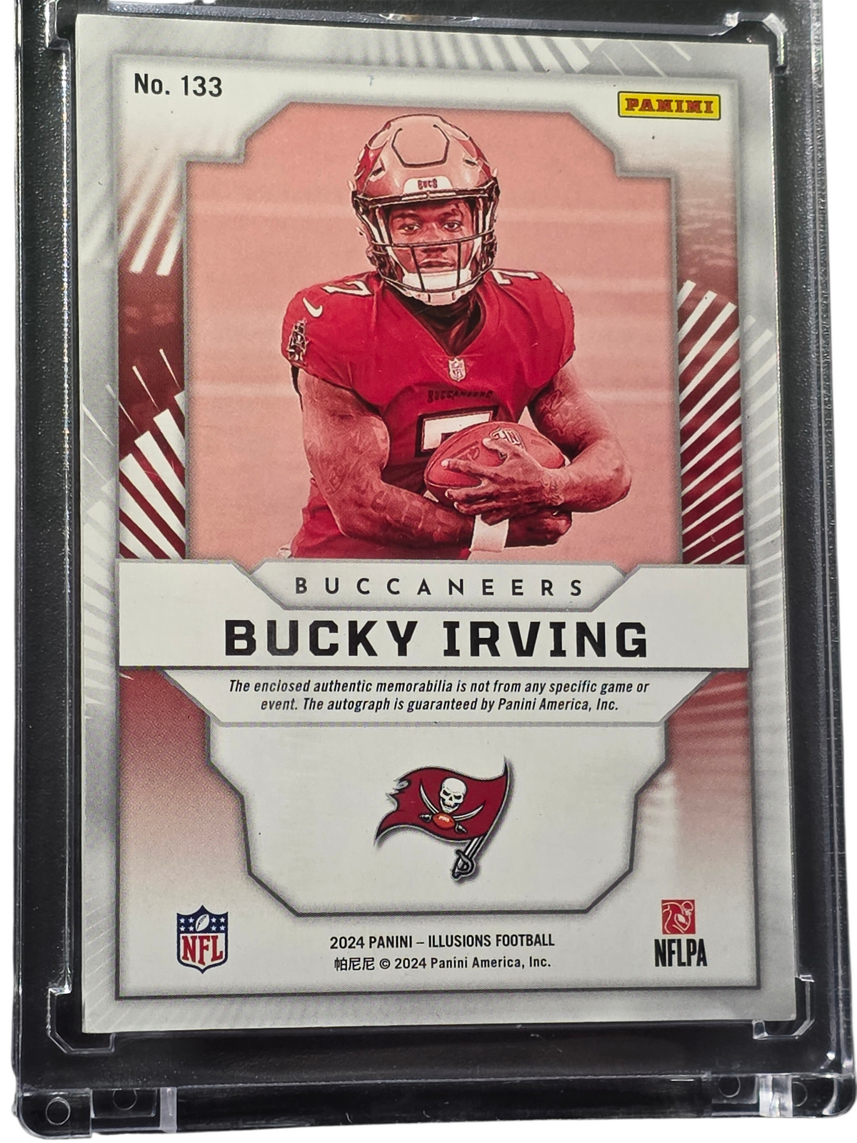 2024 Panini Illusions Football Bucky Irving #133 Autograph 29/99 Patch