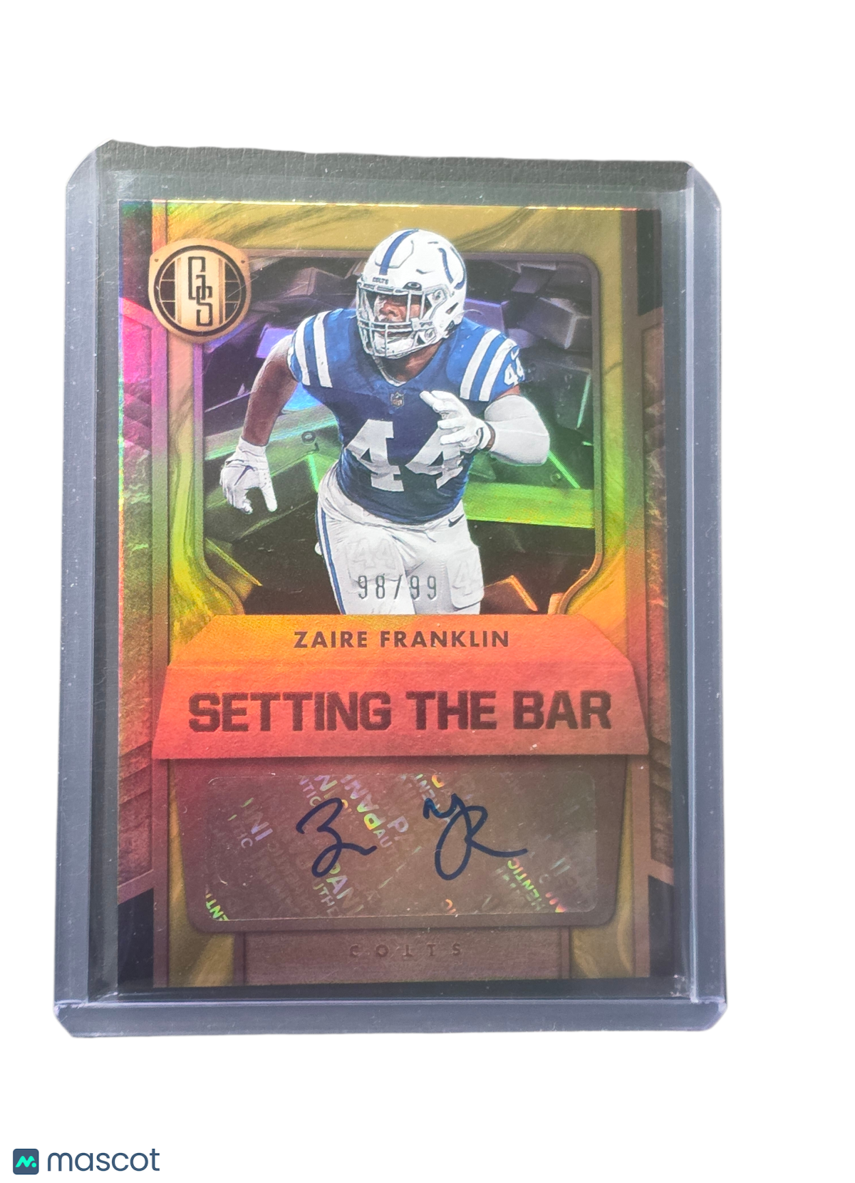 2024 Panini Gold Standard Setting the Bar Zaire Franklin #STB-ZFN 98/99