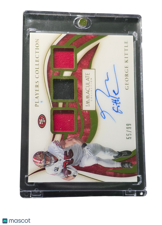 2020 Panini Immaculate Collection Players George Kittle #PC-GK 55/99 Patch