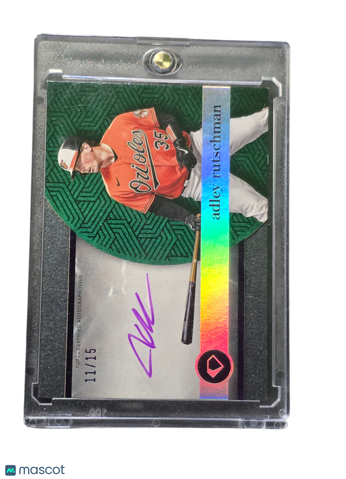 2024 Topps Diamond Icons Adley Rutschman #WPI-AR White PolychromatINK 11/15