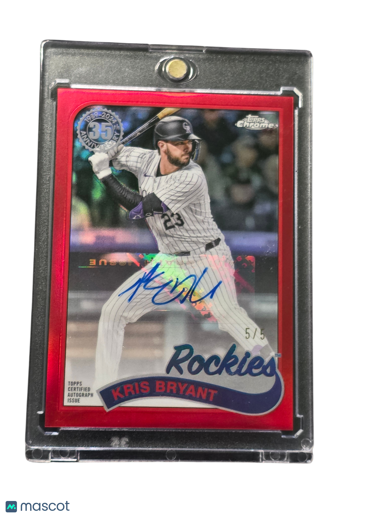 2024 Topps Chrome Update Kris Bryant #89C-16 Red Refractor 5/5