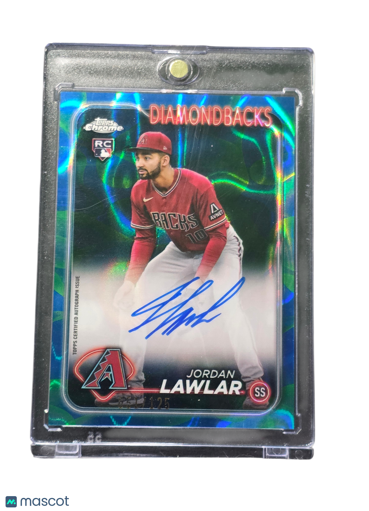2024 Topps Chrome Rookie Autographs Jordan Lawlar #RA-JLA RC