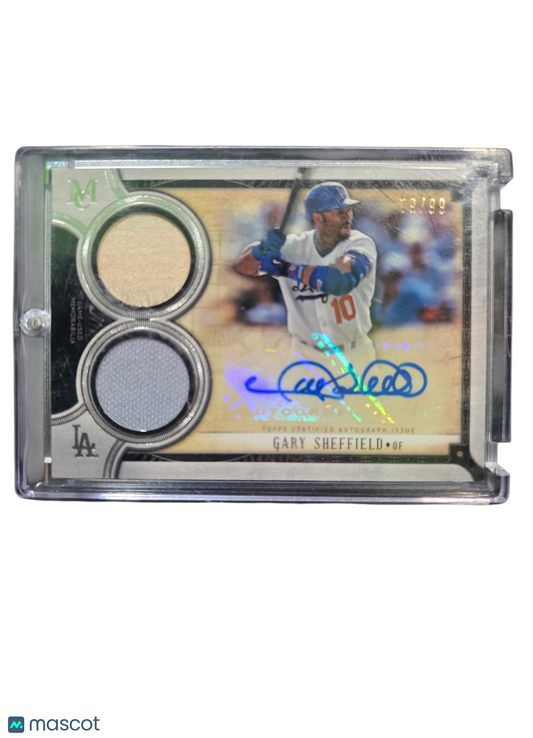 2018 Topps Museum Collection Gary Sheffield Dual relic