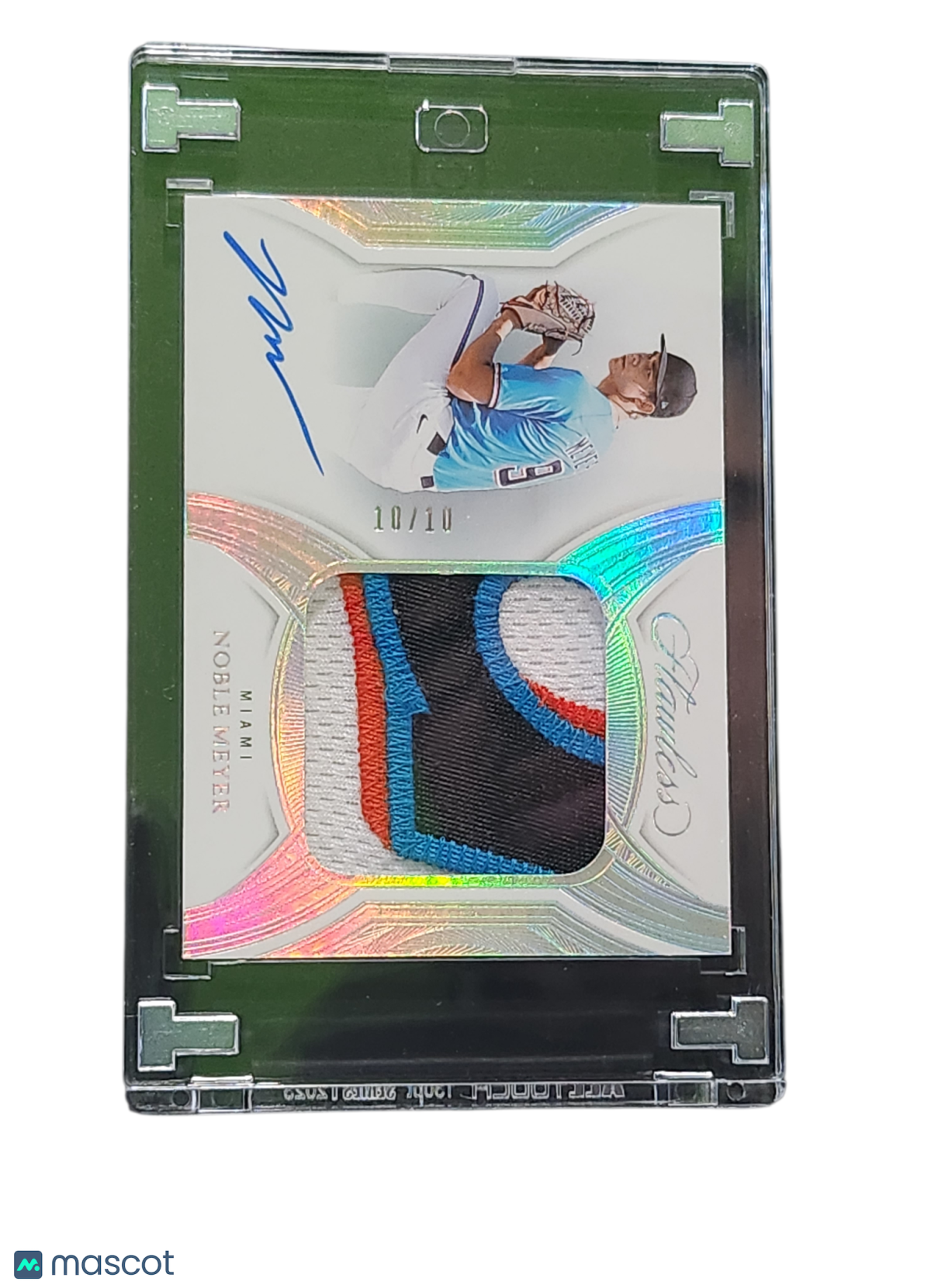 2025 Panini Flawless Patch Auto Noble Meyer #PPA-NM Prospect Patch 10/10