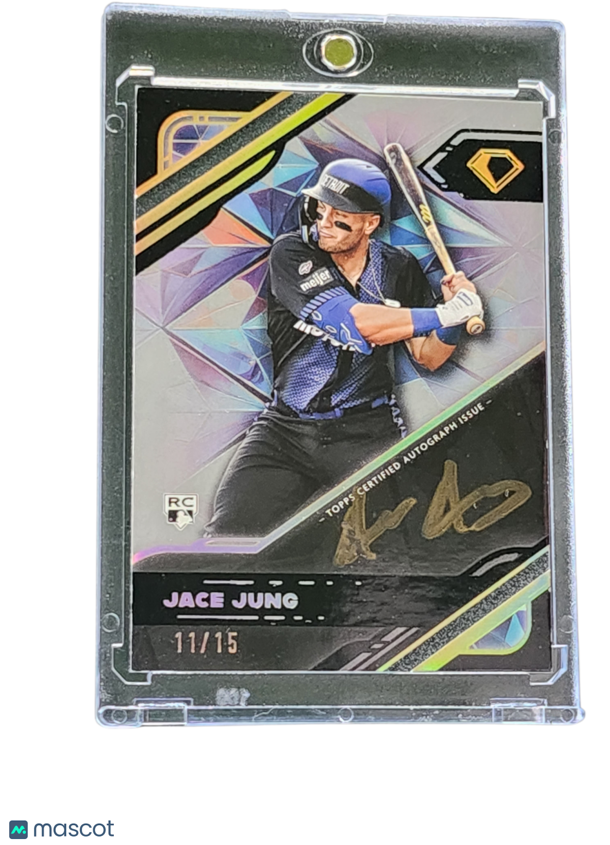2025 Topps Diamond Icons Black Polychromatink Auto Jace Jung #BPA-JJU RC 11/15