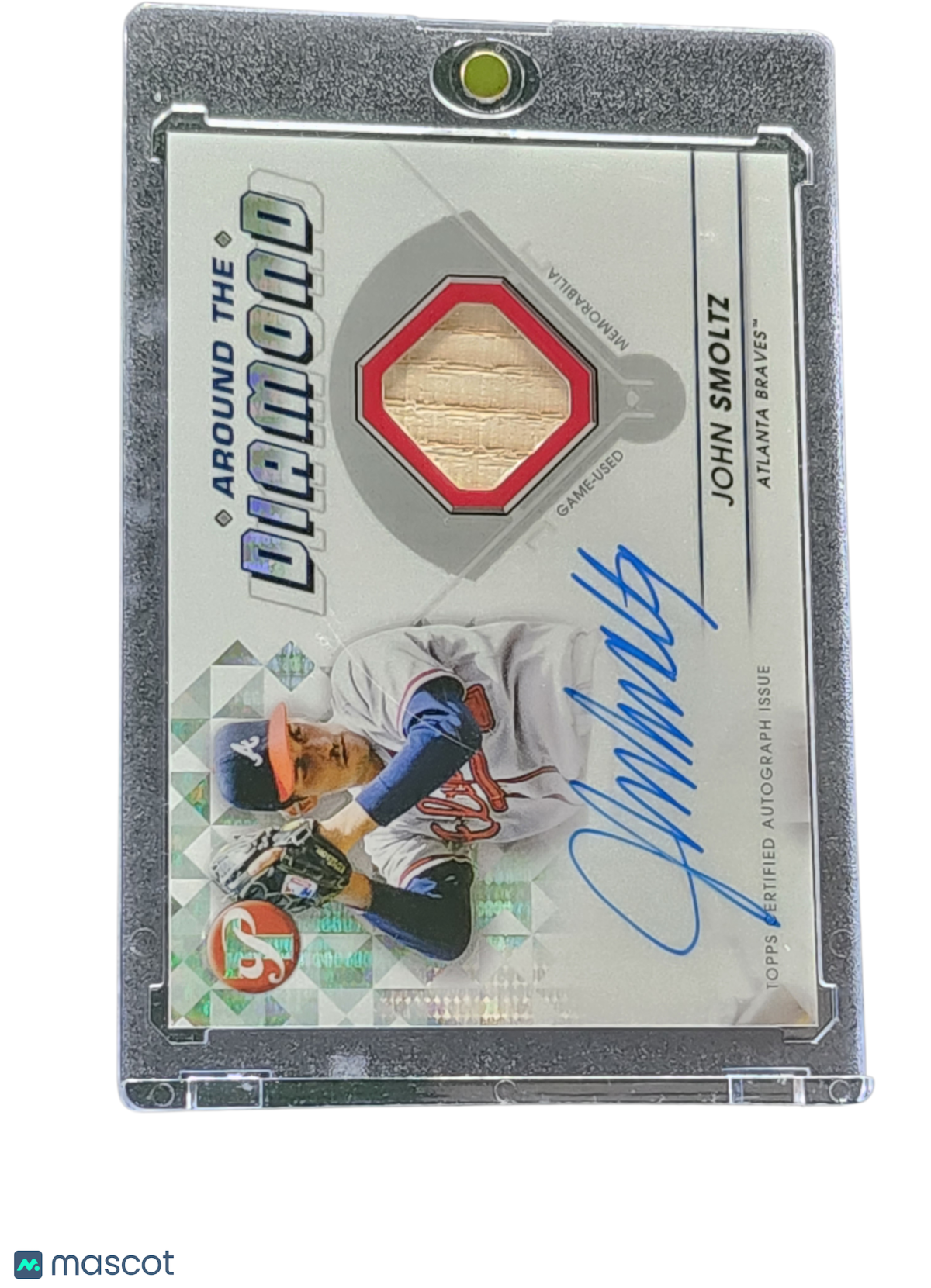 2023 Topps Pristine John Smoltz #APR-JS Bat Relic Auto Issue 39/99 Game-Used