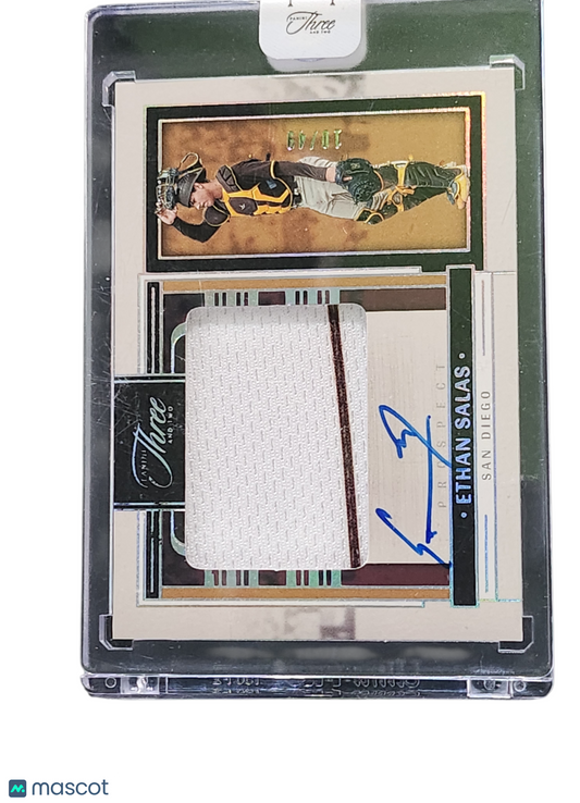 2024 Panini Three and Two Baseball Ethan Salas #PJA-ES Jersey Patch