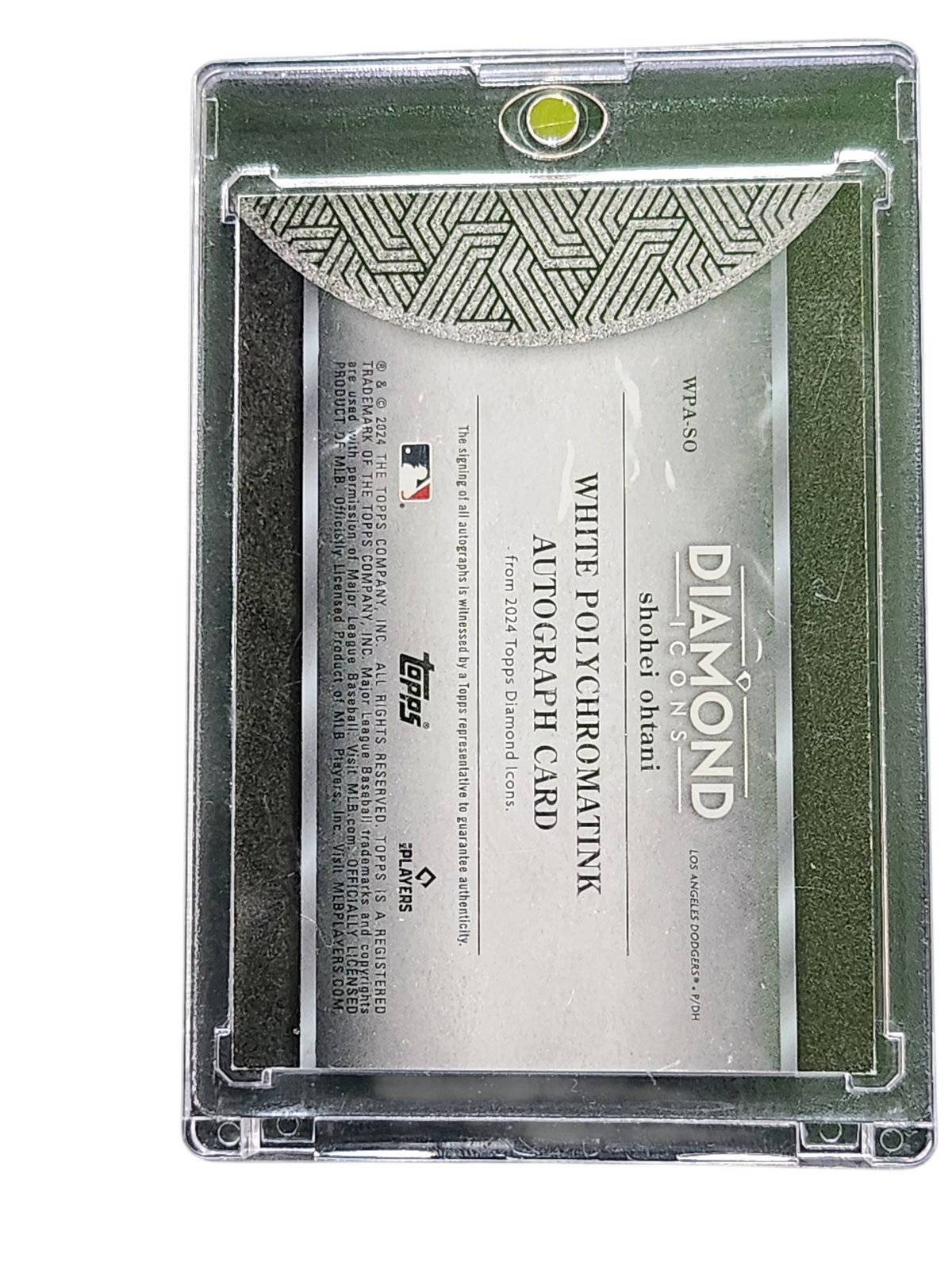 2024 Topps Diamond Icons White Polychromatink Shohei Ohtani #WPA-SO Red 1/5