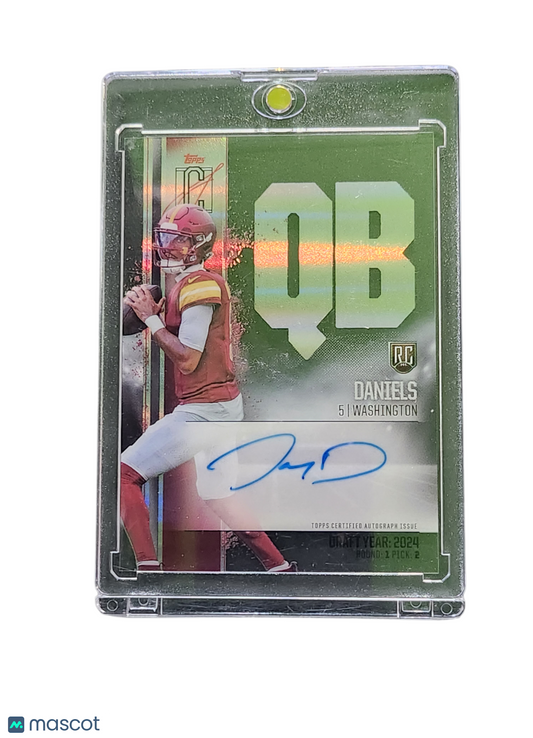 2024 Topps Signature Jayden Daniels #RCC-JD Rookie Crystal Clear Variation RC