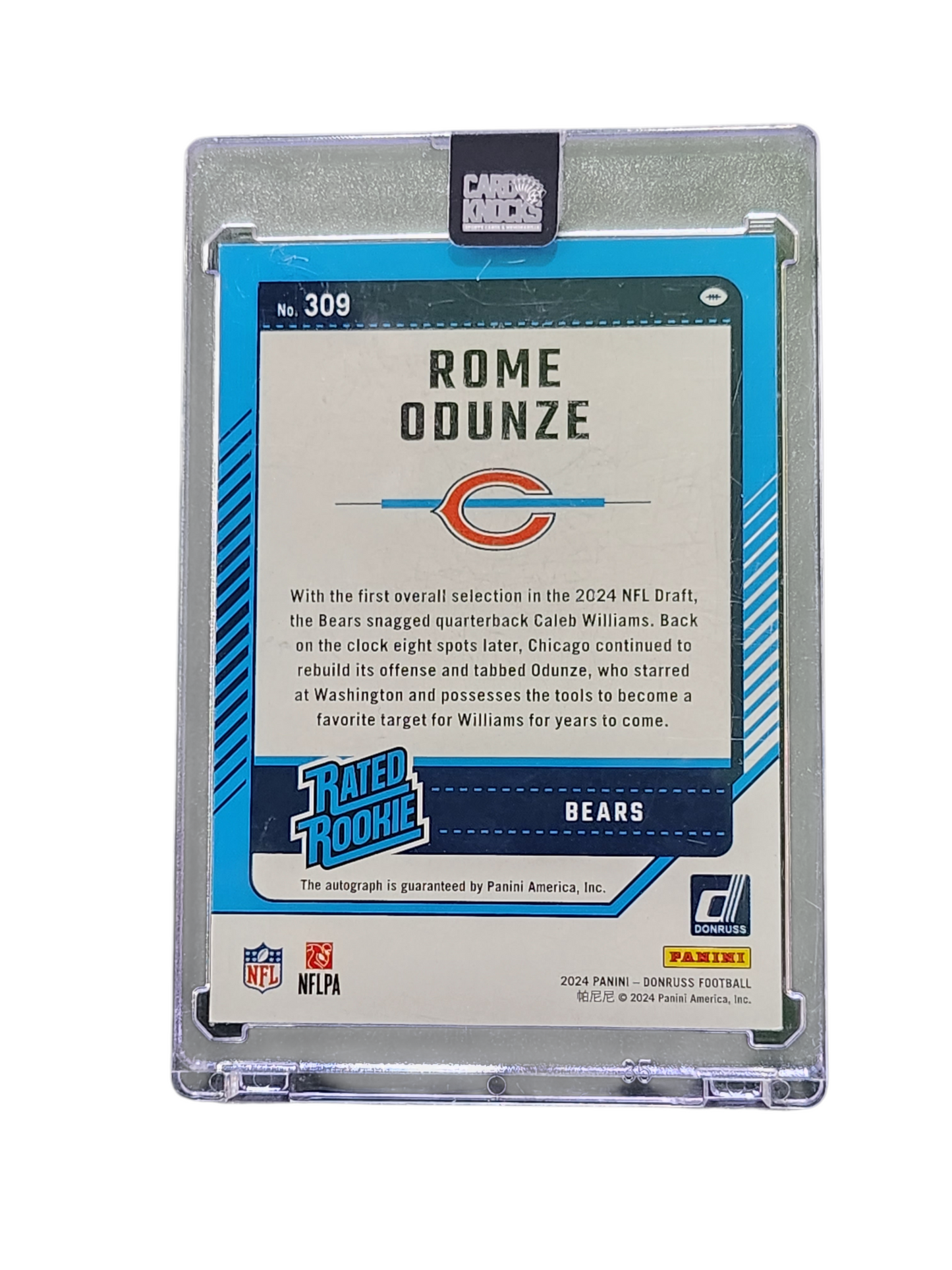 2024 Panini Donruss Rome Odunze #309