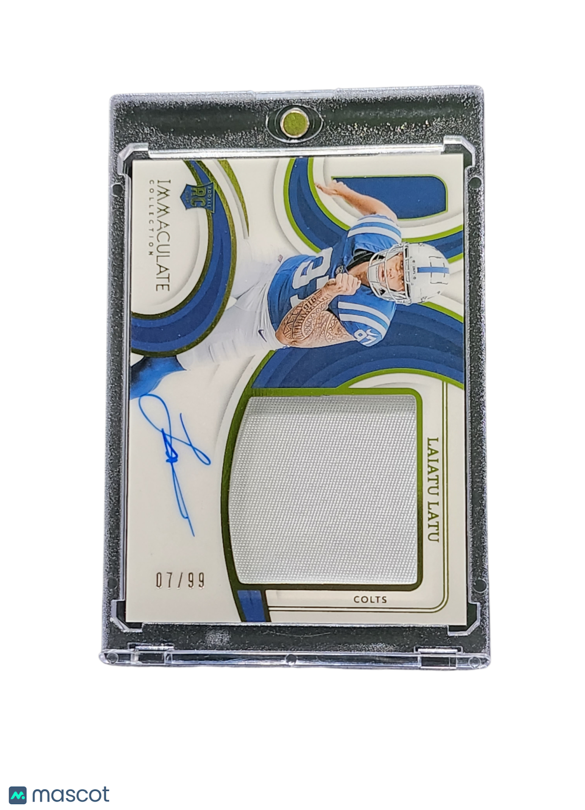 2024 Panini Immaculate Collection Laiatu Latu #PPRA-LLU 07/99 Patch RC