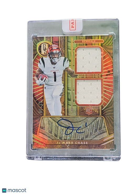2021 Panini Gold Standard Ja'Marr Chase #253 Dual Patch RC 88/99 Memorabilia