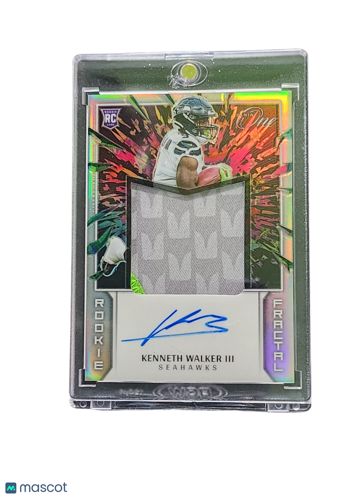 2023 Panini One Football Kenneth Walker III #389 Fractal 42/50 RC