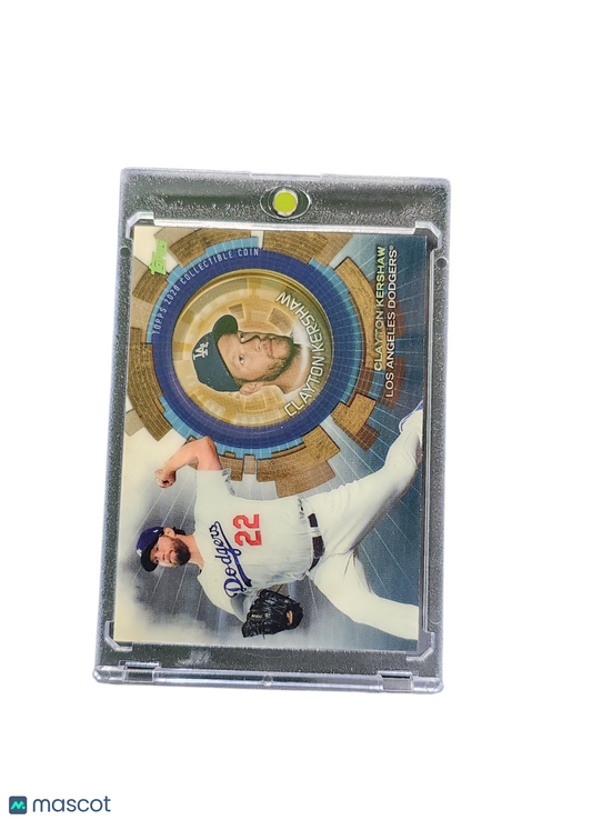 2020 Topps Update Series Clayton Kershaw #TBC-CK Commemorative Coin 27/50