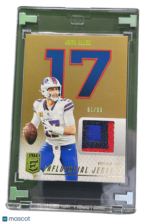 2025 Panini Donruss Elite Jerseys Josh Allen #IJ-JAN 81/99 Jersey Patch