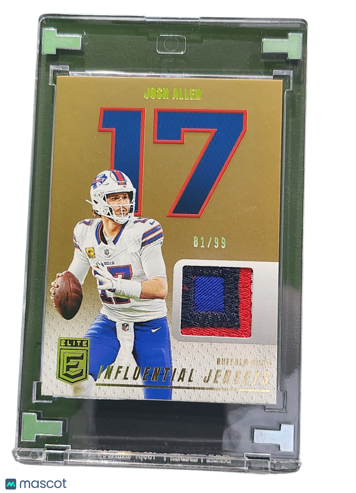 2025 Panini Donruss Elite Jerseys Josh Allen #IJ-JAN 81/99 Jersey Patch