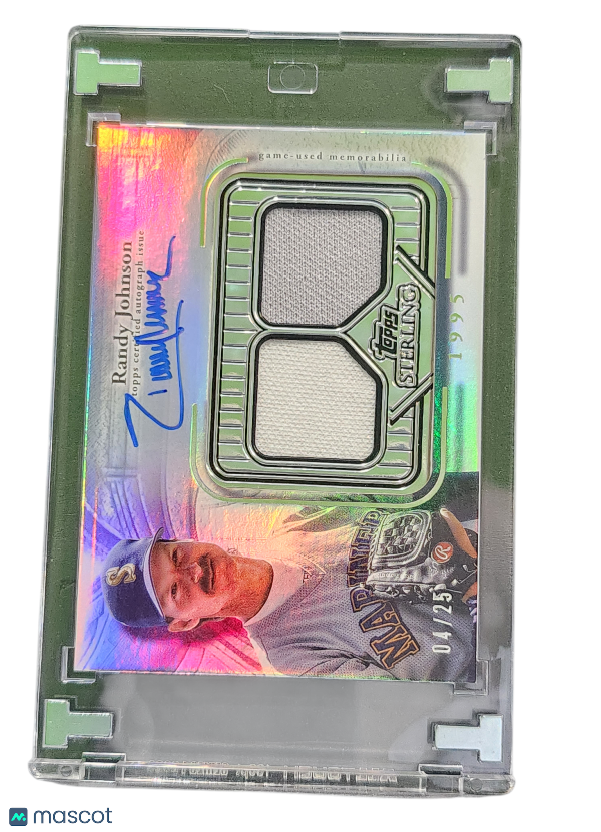 2023 Topps Randy Johnson #SSA-RJ 04/25 Game-used Sterling Seasons Auto Relic