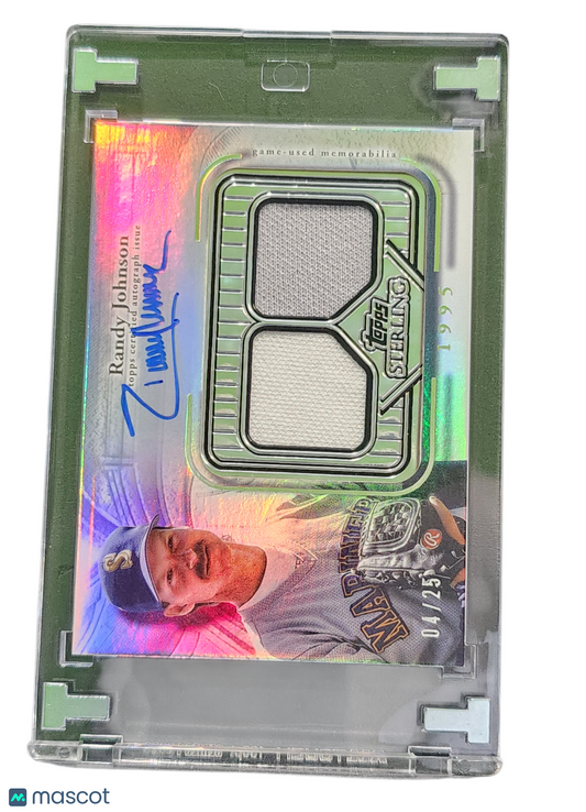 2023 Topps Randy Johnson #SSA-RJ 04/25 Game-used Sterling Seasons Auto Relic