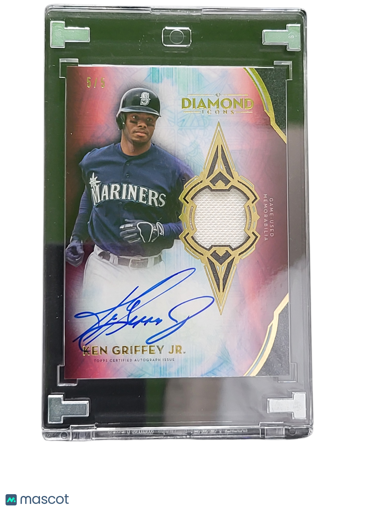 2021 Topps Diamond Icons Ken Griffey Jr. #SPA-KGJ Relic 5/5 Memorabilia
