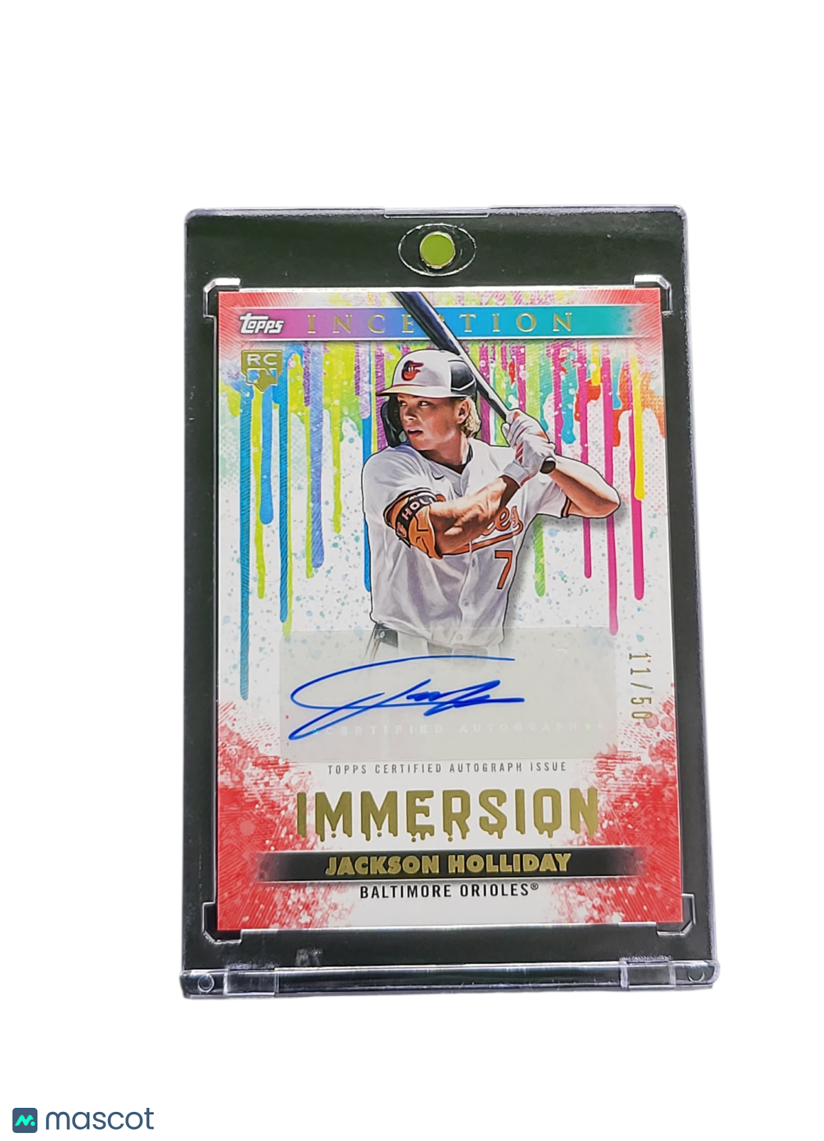2024 Topps Inception Immersion Jackson Holliday #IA-JH 11/50 RC